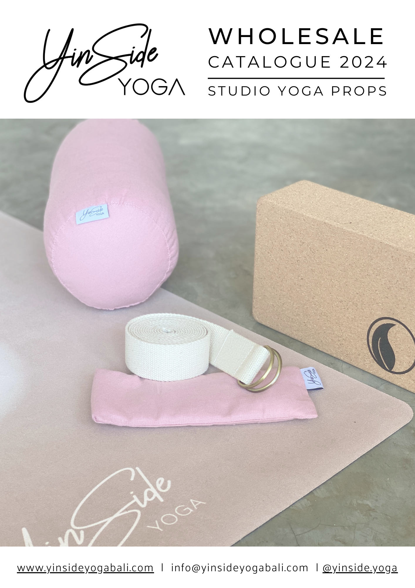 WHOLESALE CATALOGUE YOGA STUDIO PROPS YINSIDE YOGA BALI