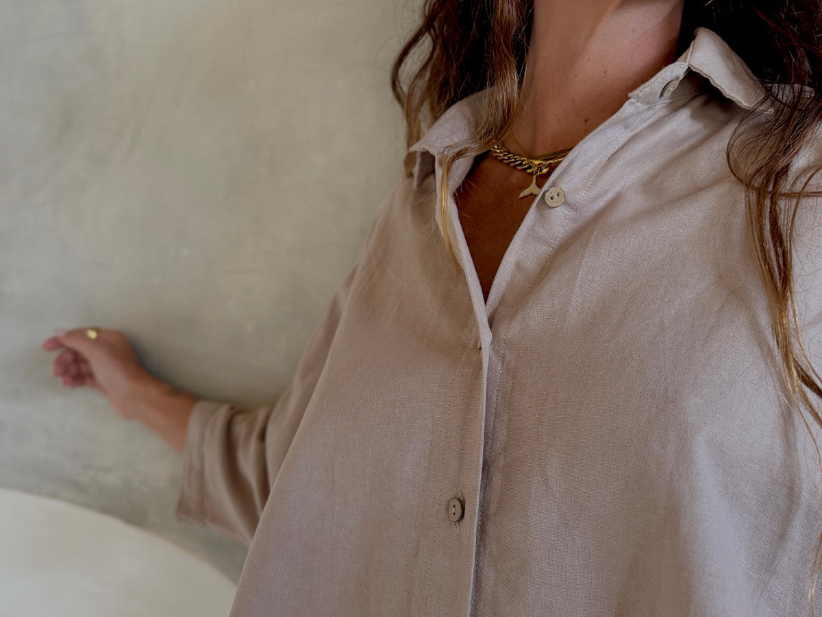 BALI COLLECTION | SEMINYAK CROPPED SHIRT