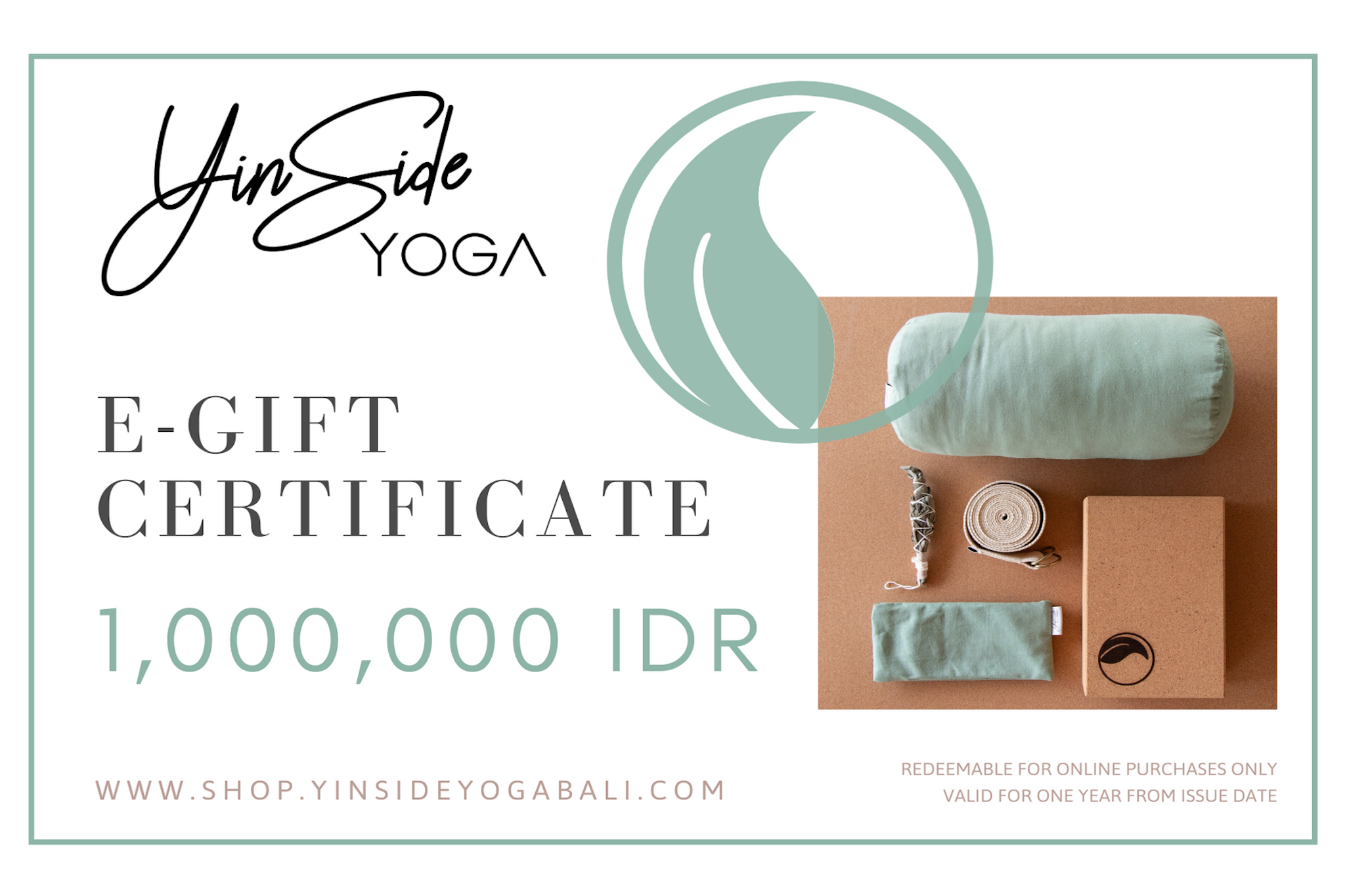 YinSide Yoga Gift Card